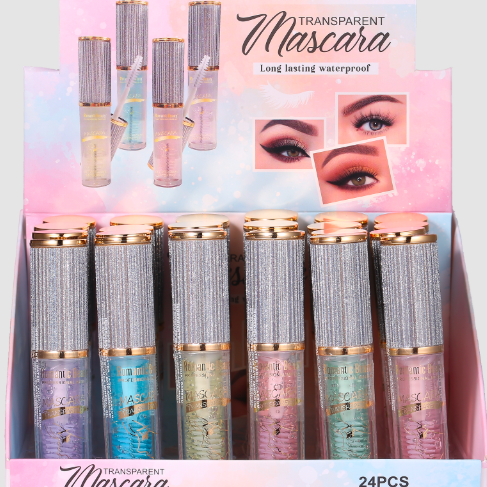 pack de 24 unidades mascara de pestaña transparente 