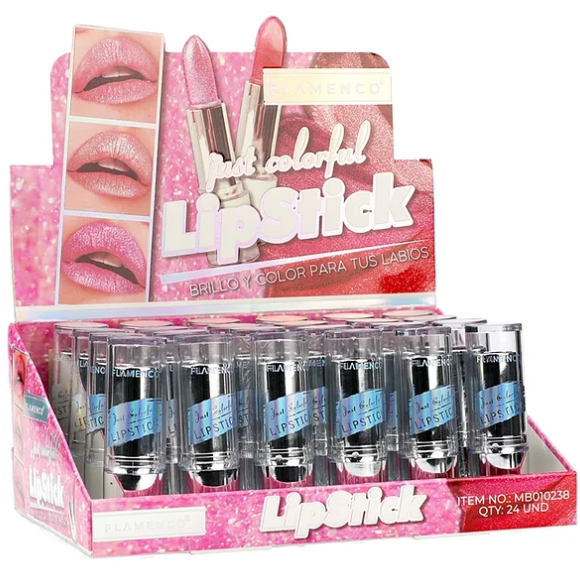 Lápiz Labial con Glitter