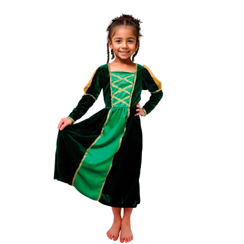 Disfraz Infantil Princesa Verde