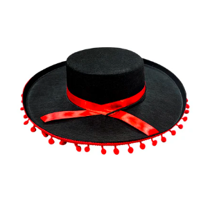 Sombrero Pompom Rojo