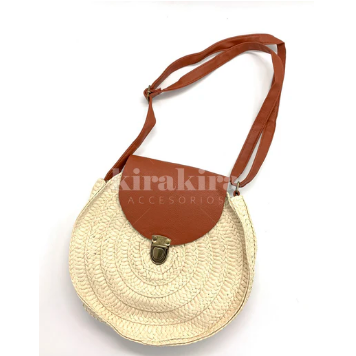 Cartera Artesanal Clip Beige