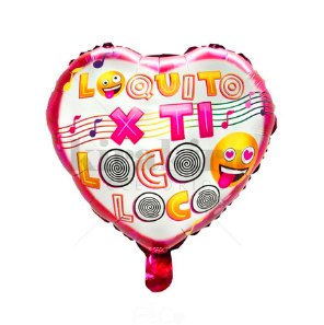 Globo Metalico 18' Loquito X Ti 50 Unidades