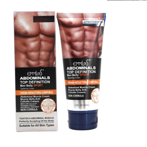 Crema reductora corporal para marcar abdominales 