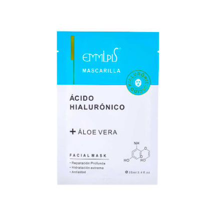 Mascarilla facial con ácido Hialurónico 